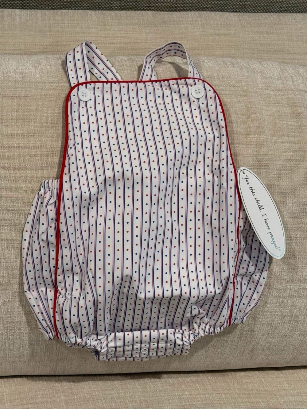 Kids One-Piece Red, White, & Blue